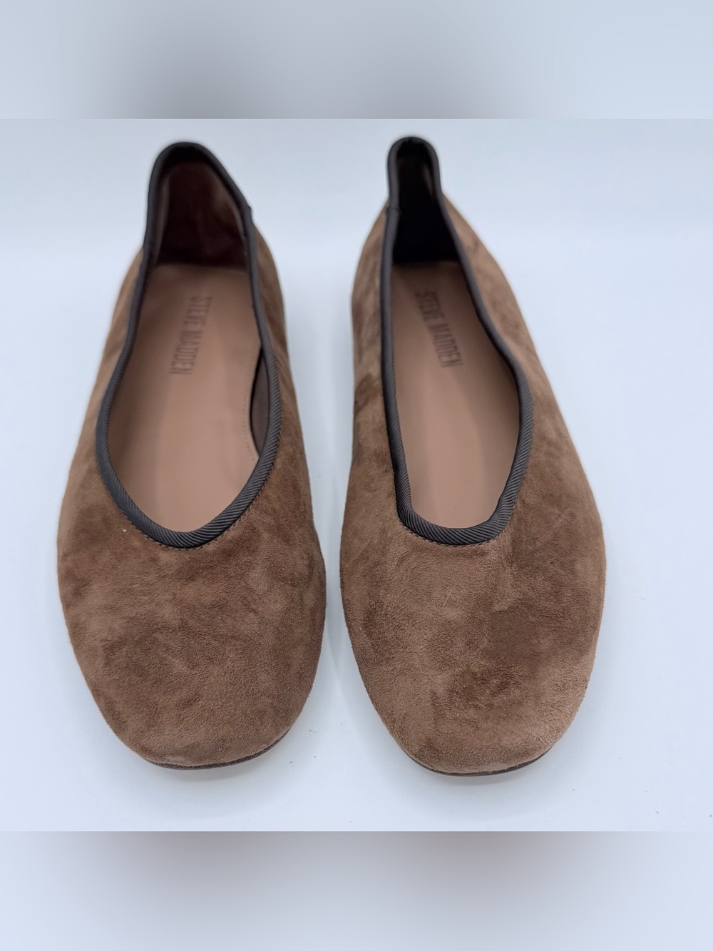 Steve Madden Brown Suede Ballet Flats Women's Size 8.5
